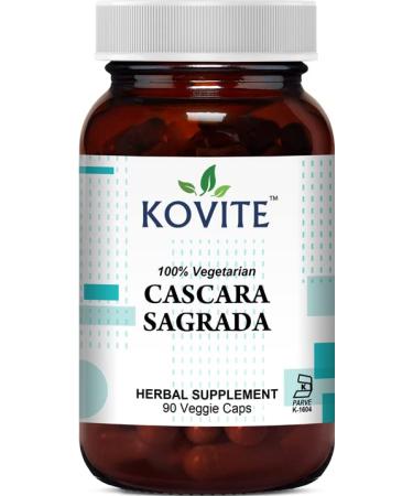 Kovite Kosher Cascara Sagrada - 90 Vegetarian Capsules