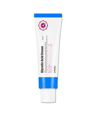 A'PIEU Glycolic Acid Cream  1.69 fl oz (50 ml) Korean Facial Exfoliating Peeling gel with Glycolic Acid