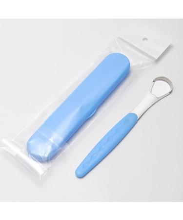 Xiyinli Stainless Steel Tongue Scraper - Double-Sided Curved Tongue Cleaner for Adults & Kids | Reduces Bad Breath & Improves Oral Hygiene - Buy Online on GoSupps.com