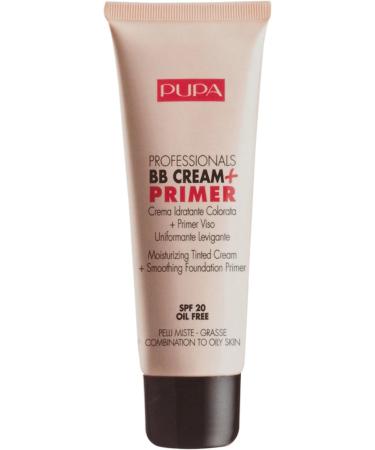 PUPA Milano BB Cream + Primer for Oily Skin 50ml - Shade 001 Nude - Buy Online on GoSupps.com