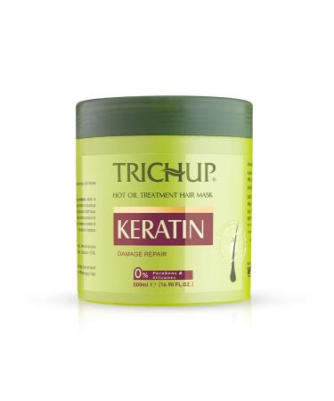 Trichup Keratin Hot Oil Treatment Hair Mask For Flexible  Strong & Manageable Hair - 500ml
