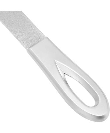 Portable Rust Proof Stainless Steel Double Sided Nail File with Comfortable Handle Small Portable Filer for Home Salons Travel - Buy Online on GoSupps.com