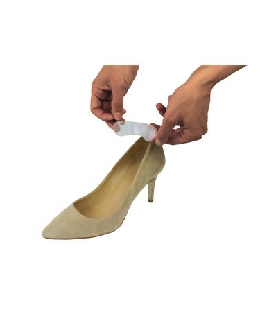 Silipos GeLuscious 292 Heelmate Gel Heel Liners - One Size  Heel Pain Relief  Insoles for Heels  Hypoallergenic Heel Ankle Protector. Foot Inserts & Insoles