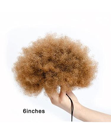 Buy Afro Puff Hair Bun Drawstring Ponytail - 10 Inch Human Hair Clip In Extensions #30 | International Shipping Available - Buy Online on GoSupps.com