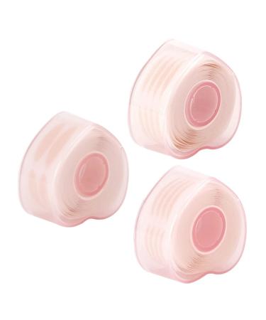 Housoutil 3rolls Double Eyelid Sticker Stickers Double Side Adhesive Tape Eye Shaping Makeup Supplies Simple