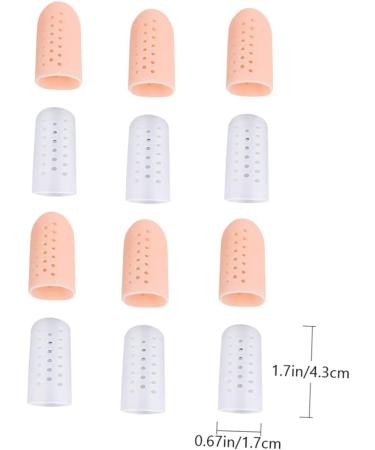 HAPINARY 6 Pairs Silicone Gel Toe Separator Foot Protectors - Toe Cushion & Sleeves for Toe Protection - Buy Online on GoSupps.com