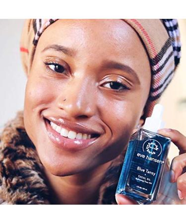 Eve Hansen Blue Tansy Facial Oil Moisturizer - Anti-Aging Non-Greasy Face Oil with Squalane Rosehip & Turmeric - 1.7 oz International Shipping - Buy Online on GoSupps.com