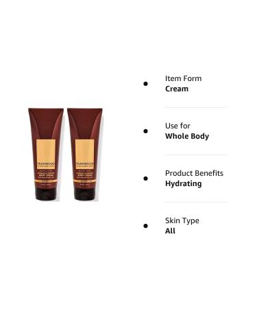 Bath and Body Works Teakwood Men's Collection Ultra Shea Body Cream 8 Oz 2 Pack - Hydrating Formula for Ultimate Moisture (Teakwood) - Buy Online on GoSupps.com