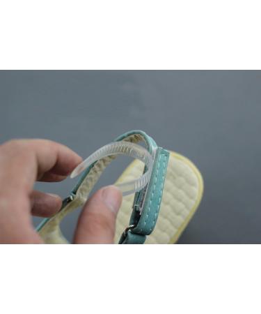 Clear Silicone Thin Adhesive Tape for High Heels - 24 Anti-Wear Back Foot Stickers for Women & Girls - Buy Online on GoSupps.com