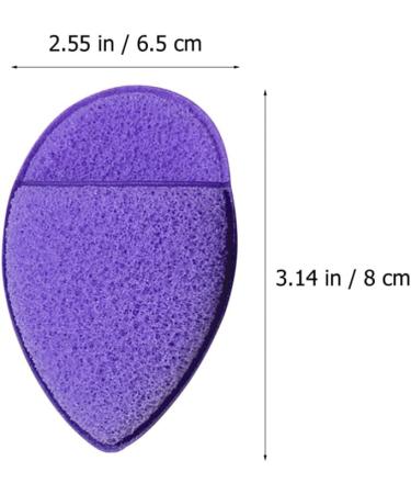 Beaupretty 4pcs Face Wash Puff Facial Sponge Facial Cleansing Sponge Cellulose Facial Sponges Exfoliating Facial Sponge Makeup Remover Tissues Spa Gloves Facial Purple Wet and Dry 1 count (Pack of 1) Purple - Buy Online on GoSupps.com