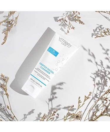 Vitabay Gentle Facial Cleanser for Facial Cleansing, 150 ml x 4 - Cleansing Gel for Face with Zinc - Anti Pimple Wash Gel Face - Face Wash Cleanser F - Buy Online on GoSupps.com