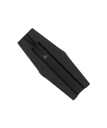 Qukaim Eyebrow Pencil Sharpening Auxiliary Tool 4-in-1 Eyebrow Pencil Sharpener Safe and Portable Cosmetic Sharpening Tool Black