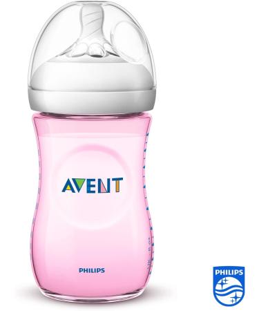 Philips AVENT Natural 260 ml Bottle Pink 2 Count (Pack of 1) - Buy Online on GoSupps.com