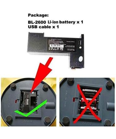 AOLIKES Interactive Cat Toys - 3.7V 2600mAh Rechargeable Li-ion Battery BL-2600 Eco-Friendly Replacement for 3 C Dry Cell Batteries - Buy Online on GoSupps.com