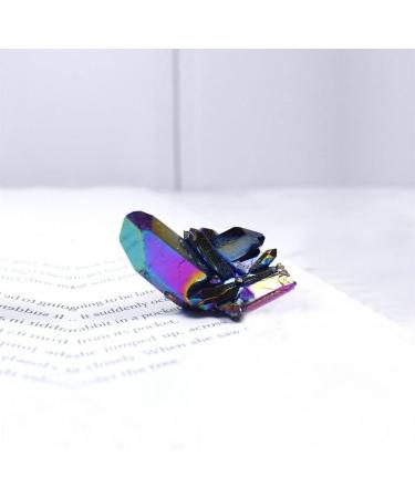 Natural Quartz Crystal Natural Quartz Crystal Stone Rainbow Titanium Cluster Specimen 30-40g Home Office Decor ningxiao - Buy Online on GoSupps.com