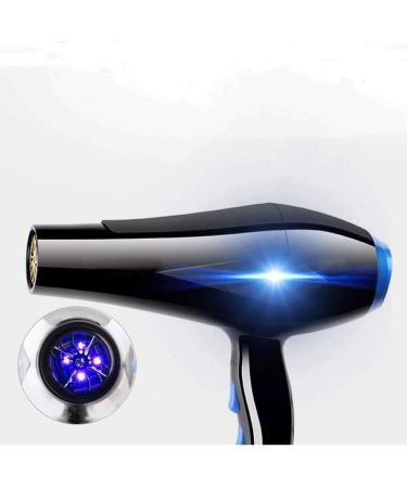 ADITAM 2000W Hair Dryer Salon Negative Ionic Hair Blow Dryer Dc Motor Light Weight Low Noise Hair Dryers with Diffuser & Concentrator Black Double The Comfort - Buy Online on GoSupps.com
