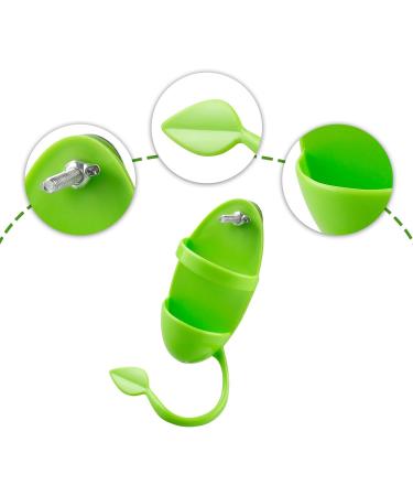 Rumyve 2pcs Bird Food Container Green Bird Parrot Cuttlefish Bone Holder with Breeding Rack Pet Bird Supplies Fruit Vegetable Millet Container Cuttlebird - Buy Online on GoSupps.com