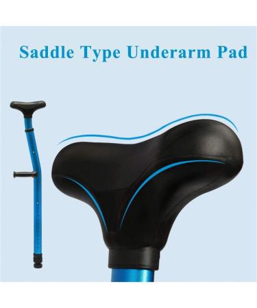 Heavy Medical Underarm Adult Crutches(Pair) Bold Design Crutch Walker with Height Adjustable Super Load Bearing Aluminum Alloy Gold Interesting Selfless dedication Brown - Buy Online on GoSupps.com