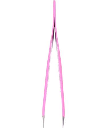 Lash Tweezers 2 Types Straight and Curved Tip Tweezers Nipper Stainless Steel Eyelashes Tweezers Accurate Portable Pincet for Eye Lashes Grafting Extension(ESD - Buy Online on GoSupps.com