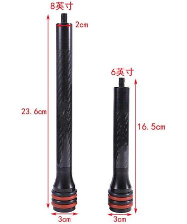 Sososhoot 6/8 Archery Bow Stabilizer Balance Rod - 6'' for Recurve & Compound Bow Hunting - Buy Online on GoSupps.com
