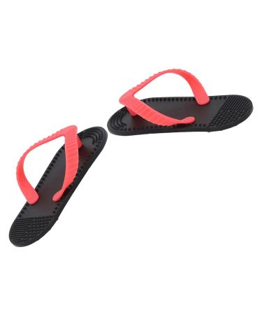 Silicone Flip-Flop Baby Bite Ring - Reusable Teething Toy for Gum Relief & Emotional Calm | Black - Buy Online on GoSupps.com