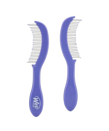 Wet Brush Thin Detangler Comb - Purple  Custom Care - All Hair Types - Ultra-Soft IntelliFlex Bristles Glide Through Tangles with Ease - Pain-Free Comb for Men  Women  Boys and Girls - Buy Online on GoSupps.com