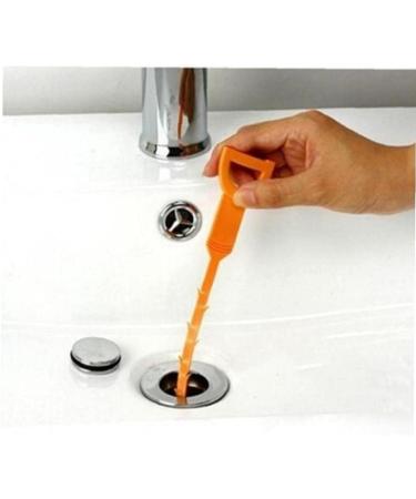 1pc Kitchen Sink Hair Cleaner with Hook Bathroom Drain Hair Catcher Sewer Plug Dredge Device - Buy Online on GoSupps.com