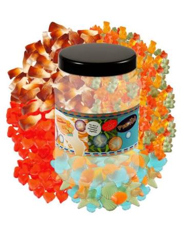 Your Naschbox |Sugar -free fruit gum 4 varieties Mix |1.5 kg Big Pot |XXL Large pack for party candy bar & as a gift - - Cola - fruit 1500g Big Pot