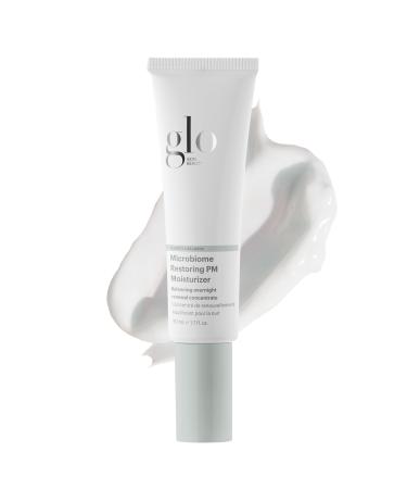 Glo Skin Beauty Microbiome Restoring PM Moisturizer Oil Free Nighttime Gel-Cream for Acne-Prone Oily Skin Repairs Skin s Moisture Barrier Reduces the Appearance of Pores Fine Lines & Wrinkles