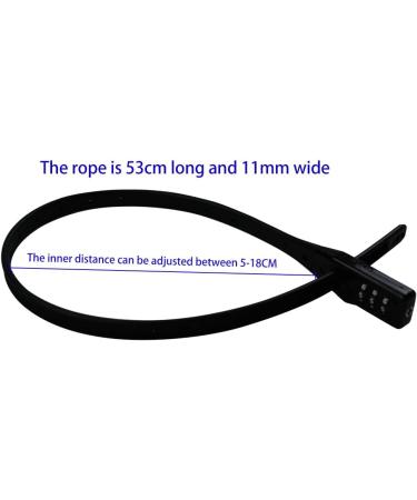 High-Security Power Plant Bicycle Lock - 4-Digit Combo Cable Lock for Bikes Scooters & Tricycles | International Shipping - Buy Online on GoSupps.com