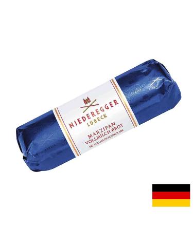 Niederegger Marzipan Milk Chocolate Loaf - 125g/4.4 oz - Authentic German Treat - Buy Online on GoSupps.com