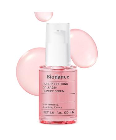 BIODANCE Pore Perfecting Collagen Peptide Serum Skin Firming & Radiance Plumping Pore Care Makeup Prep Serum for All Skin Types Korean Skin Care Valentines Day Gifts for Her | 1.01 fl.oz x 1 ea Collagen 1.01 Fl Oz (Pa