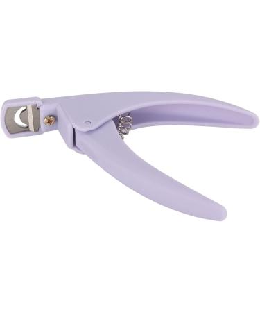 Nail Tip Clipper Acrylic Nail Clipper Ergonomic DIY for Novice for Nail Salon (Purple) - Buy Online on GoSupps.com