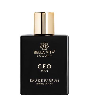 Bell'a-Vita Luxury CEO Man Eau De Parfum Perfume with Lemon Lavender Tonka Mandarin & Vetiver|Premium Long Lasting Woody Fragrance for Men 100 ML