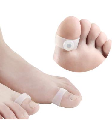 Silicone Toe Rings - 5 Pairs Toe Separator for Hammer Toe Correction PU Magnetic Rings for Overlapping & Bunion Toes - Buy Online on GoSupps.com