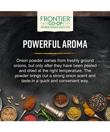 Frontier Co-op White Onion Powder Organic | Kosher Certified | 1 lb Bulk Bag - Buy Online on GoSupps.com