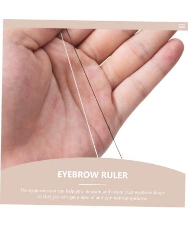 Baluue 2pcs Eyebrow Positioning Line Makeup Supplies Eyebrow Ruler Eyebrow Tools Digital Ruler Nylon - Buy Online on GoSupps.com