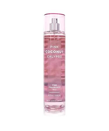 Bath and Body Works PINK COCONUT CALYPSO Fine Fragrance Mist 8 Fluid Ounce (2018 Edition)