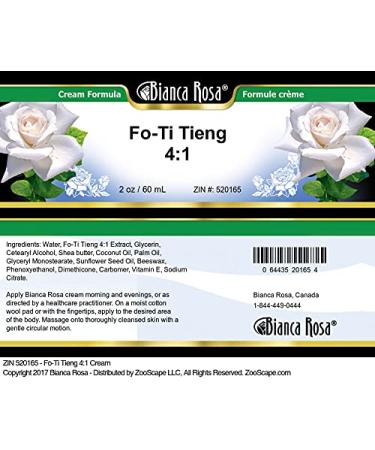Buy Fo-Ti Tieng 4:1 Cream (2 oz) | Best Price & Fast International Shipping - Buy Online on GoSupps.com