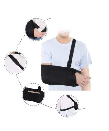 Arm Sling with Thumb Support | Adjustable Sports Medicine Sling for Dislocated Shoulder & Broken Arm Forearm Immobilizer with Mesh Pockets - Buy Online on GoSupps.com