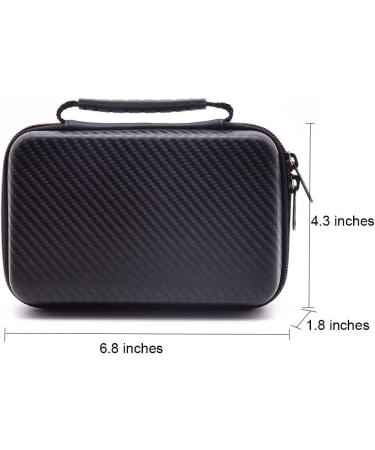 Bobrand Hard Shell Diabetic Supplies Bag - Travel Storage Case for Glucose Meter, Test Strips, Lancets, Insulin Pens - Black - Buy Online on GoSupps.com