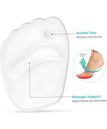 8 Pairs Silicone Arch Support Insoles - Forefoot Cushions & Metatarsal Pads for Ultimate Comfort - Buy Online on GoSupps.com