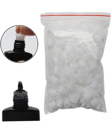 Eyelash Glue Nozzle Caps Mouth Head Cup Lash Extension Glue Replacement Bottle Stopper 100PCS - Buy Online on GoSupps.com