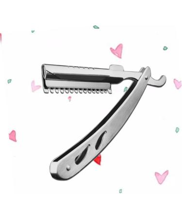 Beavorty 2ST Eyebrow Shape Tool & Vintage Steel Razor - Interchangeable Blade for Hairdressers & Beard Styling - Buy Online on GoSupps.com