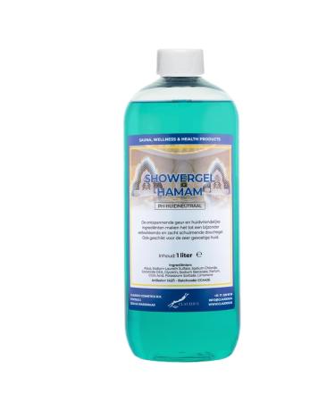 Claudius Showergel Hamam 1 liter with cap transparent