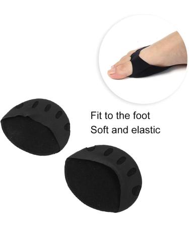 Foot Cushion Toe Pads for Pointe Shoes | Pain Relief & Comfort 2 Pairs | Black Forefoot Pads for High Heels - Buy Online on GoSupps.com