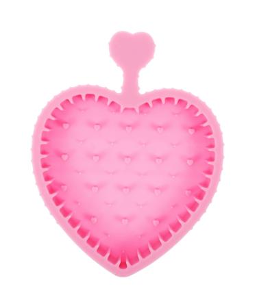 Makeup Brush Cleaning Pad Makeup Tool Clean Supplies Brush Cleaner Pad Brush Cleaner Mat Silicone Cleaner for Makeup Makeups Tool Clean Supplies Brush Cleaners Silicone Makeup Mat 12x9cm Pink