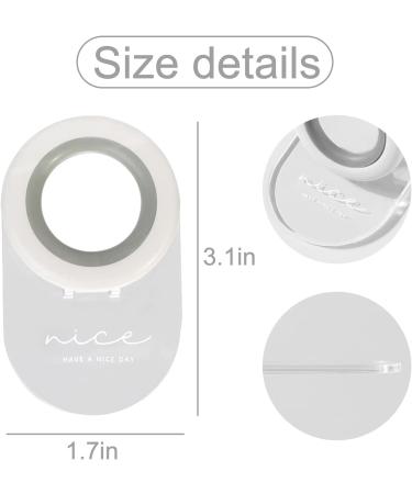 Toilet Seat Handle - Avoid Touching, Adhesive Lid Lifter - 2 PCS White and Grey Bathroom Accessories - Buy Online on GoSupps.com