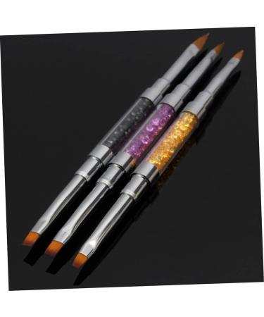 Beavorty nail dotting tool nail salon kit nail art liner Nail Art Pen nail brush Nail Builder Brush nail art tool kit Nail Drawing Kit gel nail kits manicure kit purple Manicure tools Flat medium Purple - Buy Online on GoSupps.com