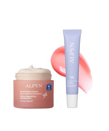 Alpyn Plump Perfectors Limited Edition Set: 1.7 Fl Oz Barrier Cream +0.5 oz Plumping Lip Mask